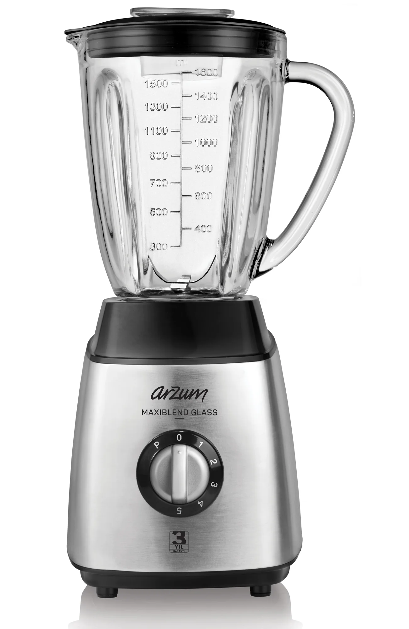 Arzum AR1056 Maxiblend Glass Liquidiser - Stainless Steel - Image 3