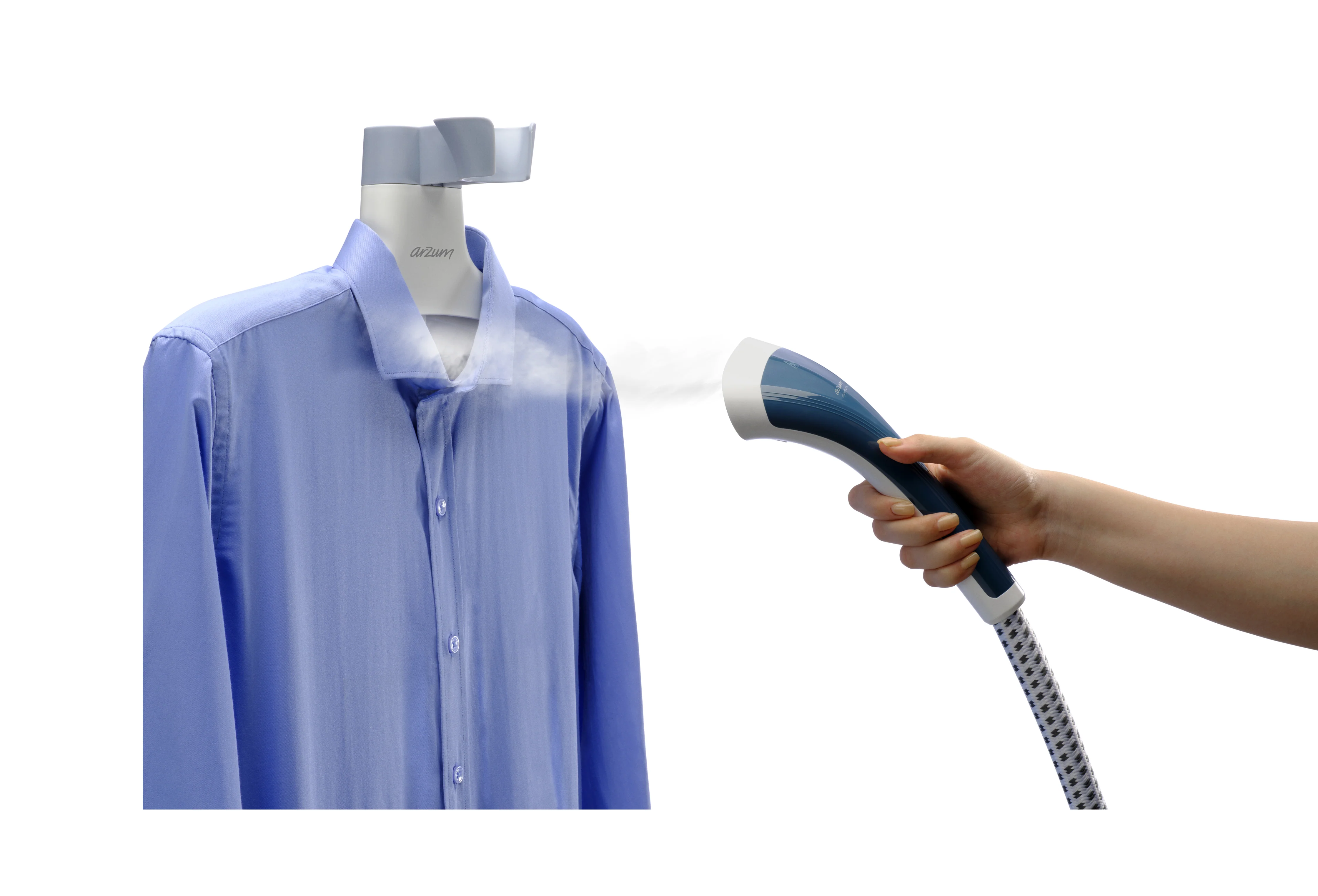 ARZUM AR6047-16  GARMENT STEAMER 1600 W, 3 steam settings- BLUE - Image 8