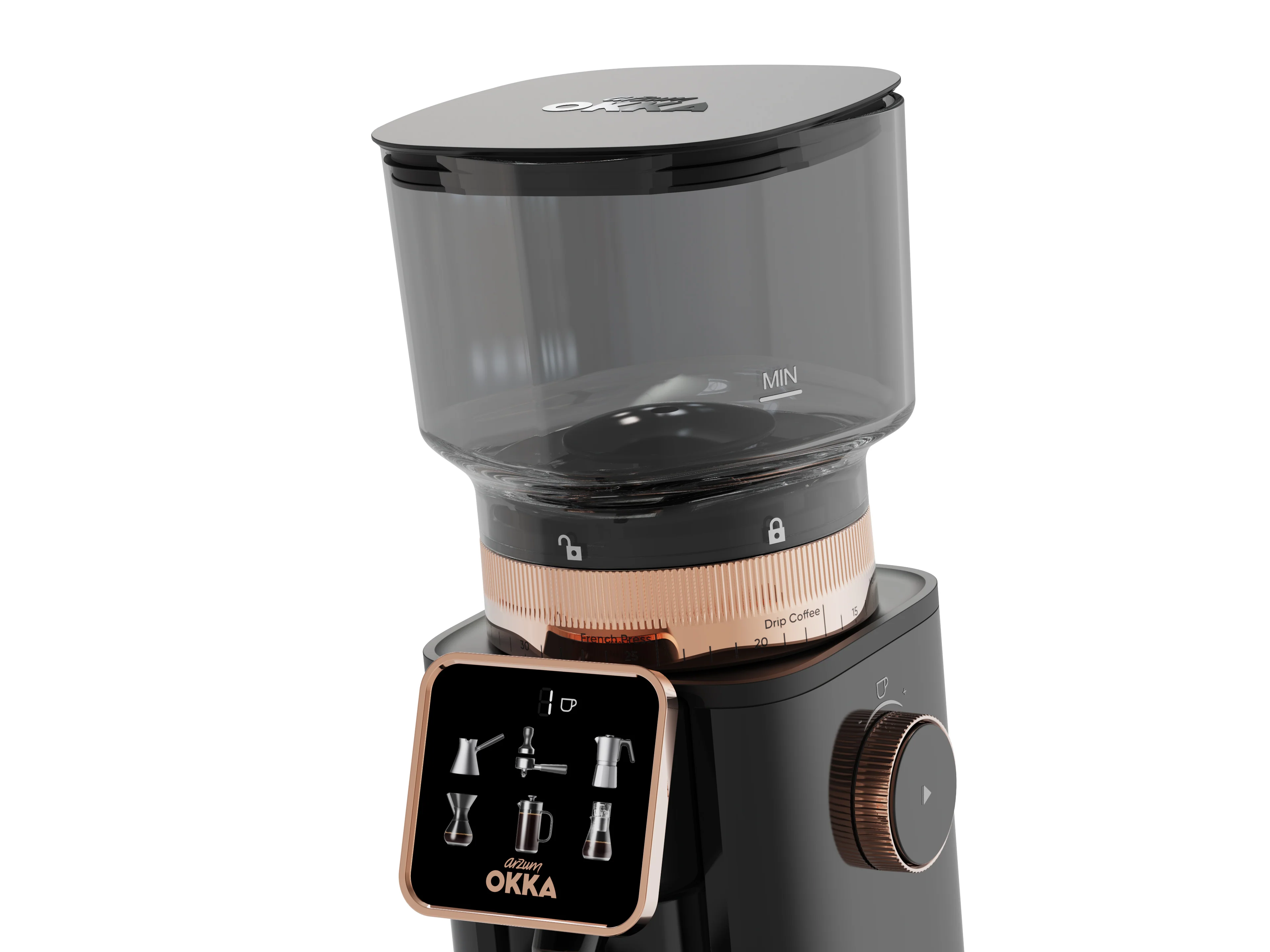 ARZUM OKKA OK0044-04 MASTER GRIND GRINDER  - COPPER - Image 8