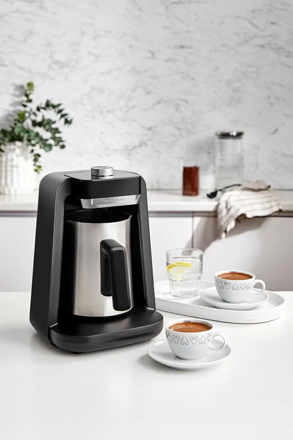 Arzum Okka Rich Turkish Milk Coffee Machine Spin Pro OK0026-K Chrome - Image 4