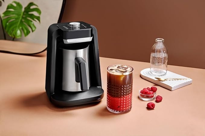 Arzum Okka Rich Turkish Milk Coffee Machine Spin Pro OK0026-K Chrome - Image 6