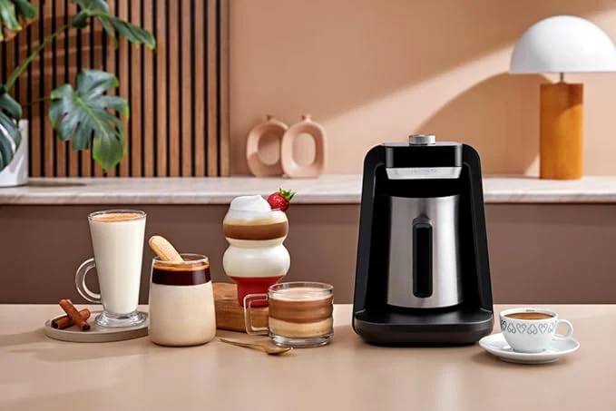 Arzum Okka Rich Turkish Milk Coffee Machine Spin Pro OK0026-K Chrome - Image 9