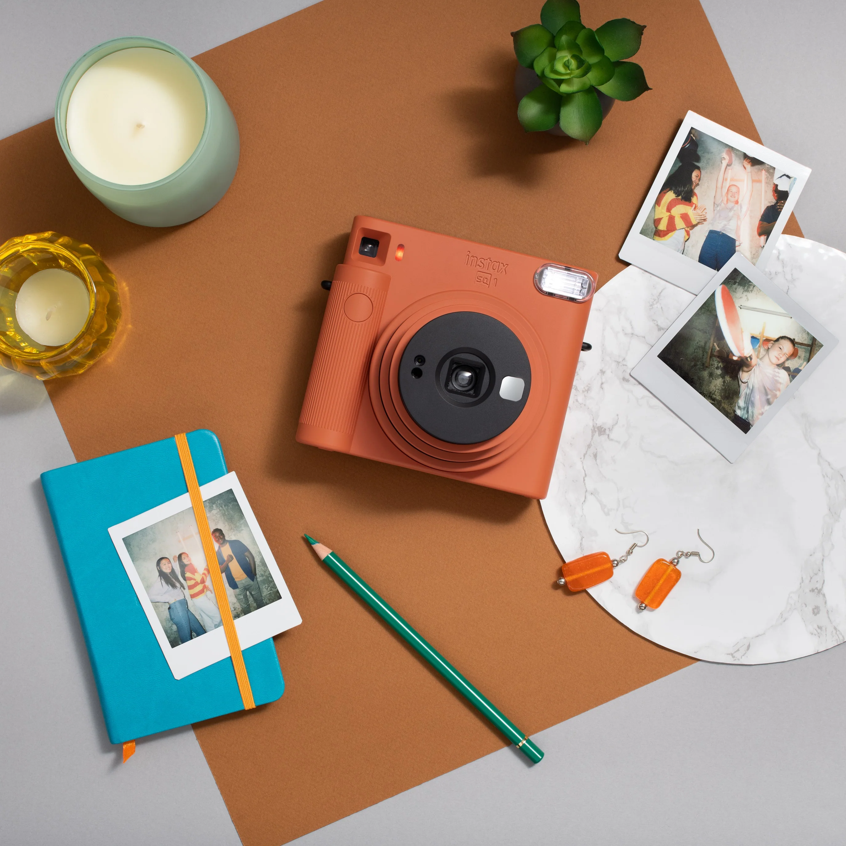 Fujifilm instax sq1 instant film camera (Terracotta Orange) - Image 5