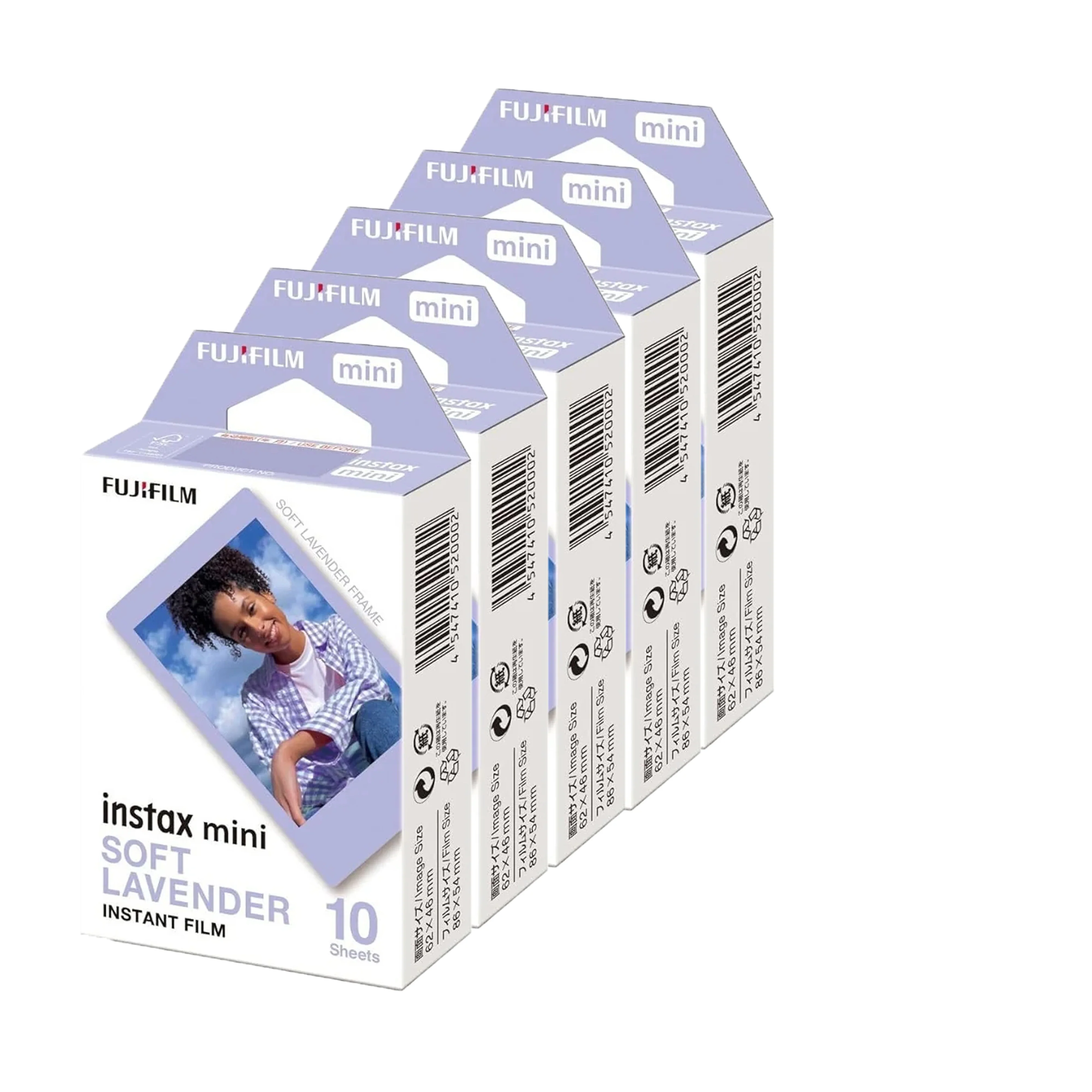 Fujifilm instax mini film SOFT LAVENDER (50 sheets)