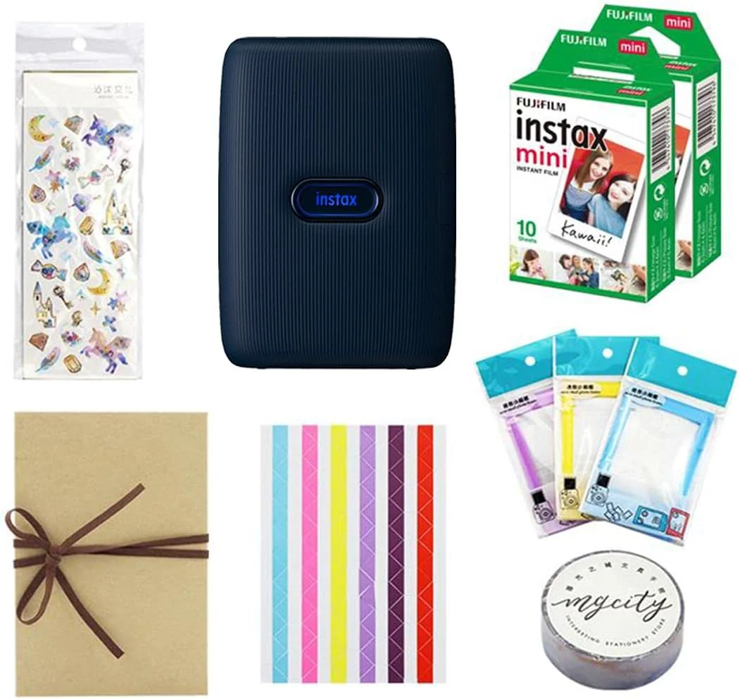 Fujifilm instax mini link craft box smartphone printer (Dark Denim)