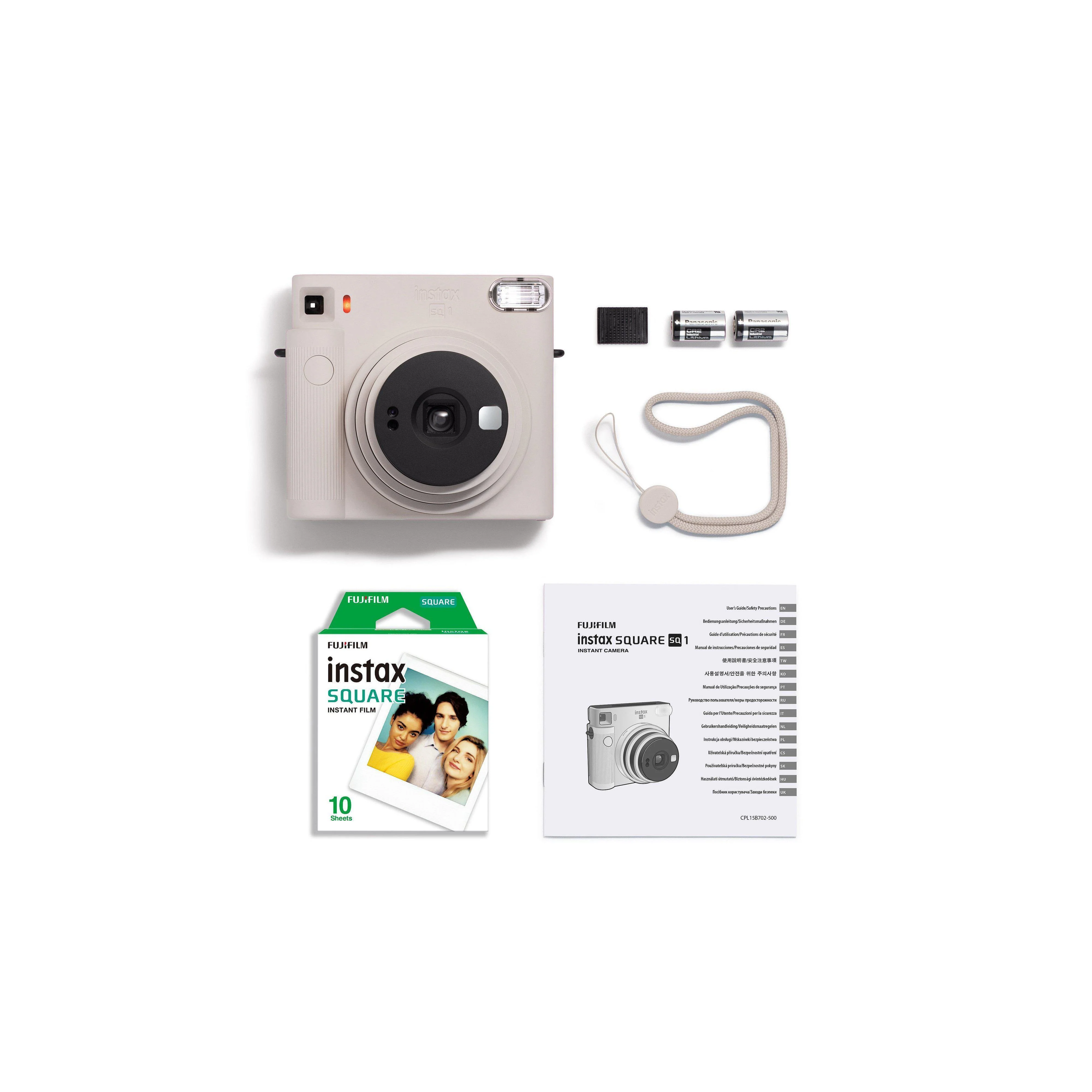 Fujifilm instax sq1 instant film camera (Chalk White) + Film (10 sheets) - Image 2