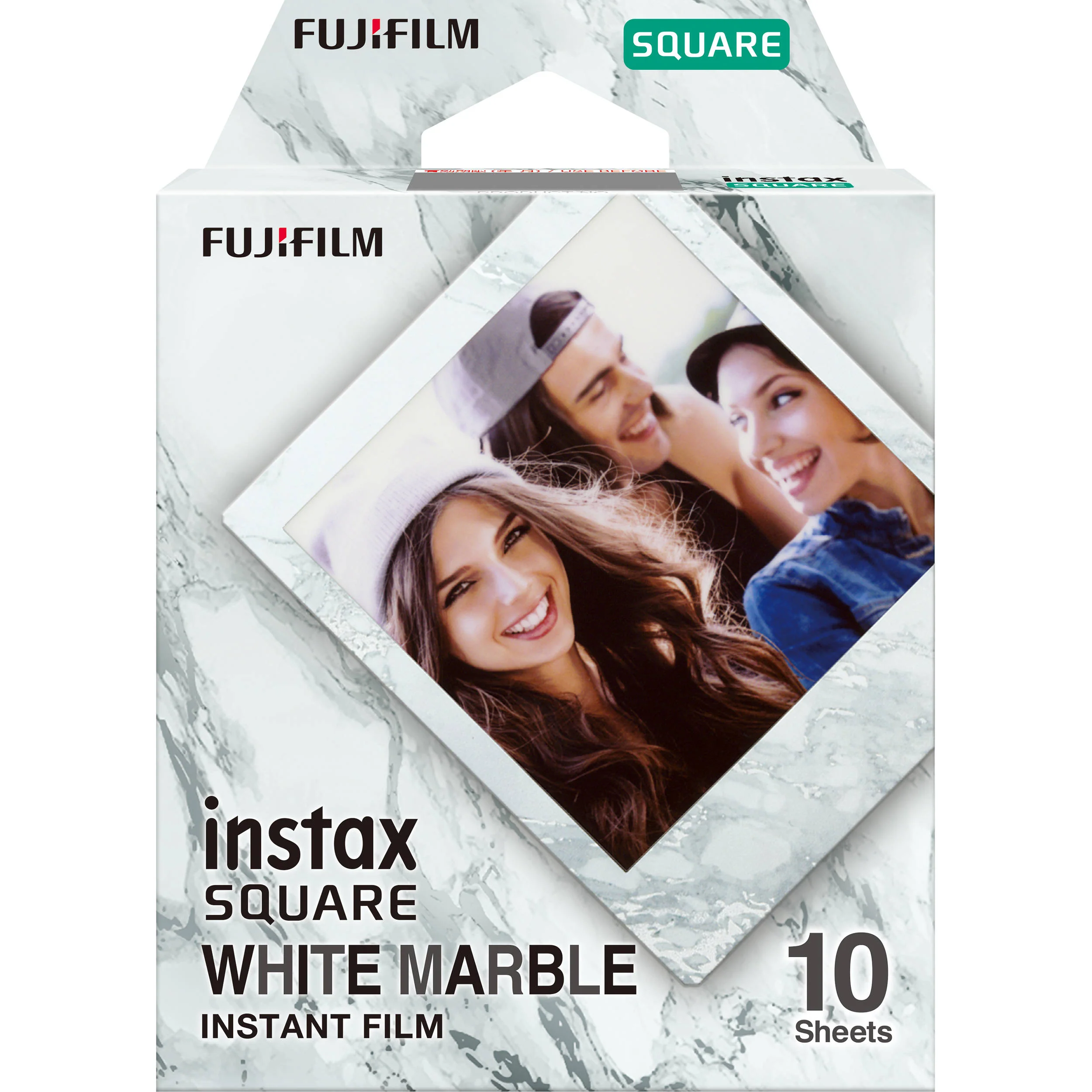 Fujifilm instax square film White marble (50 sheets) - Image 3