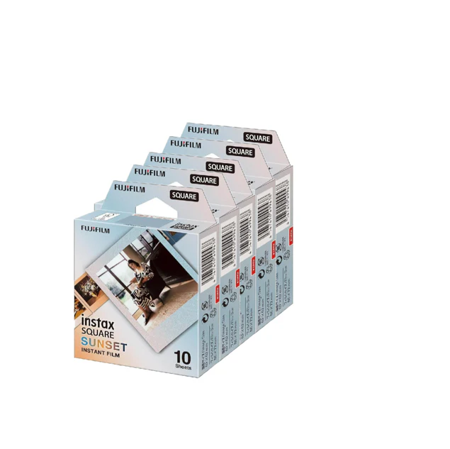FUJIFILM Instax Square Sunset Film - (50 Film Sheet)