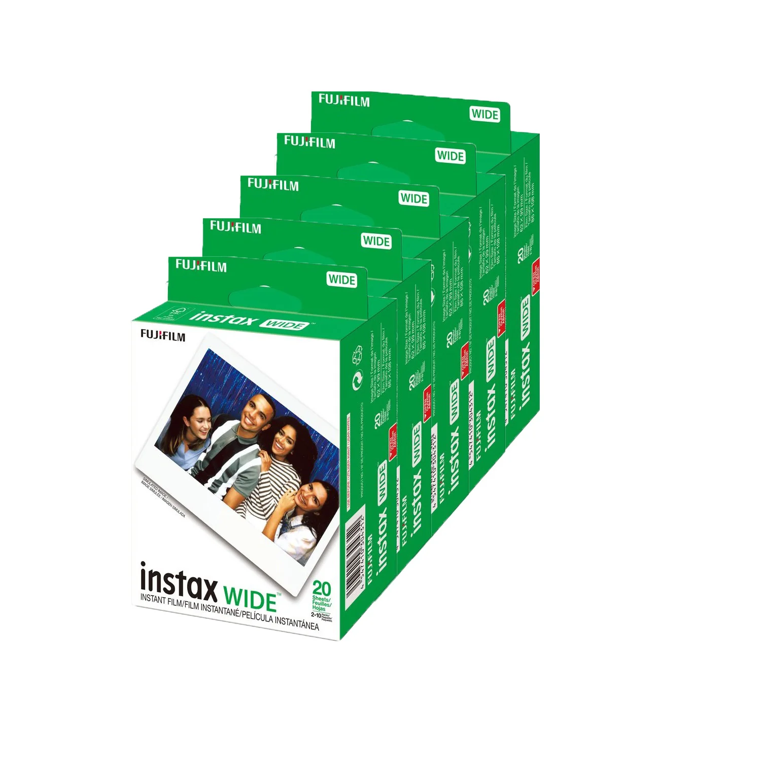 Fujifilm instax wide film (100 sheets)