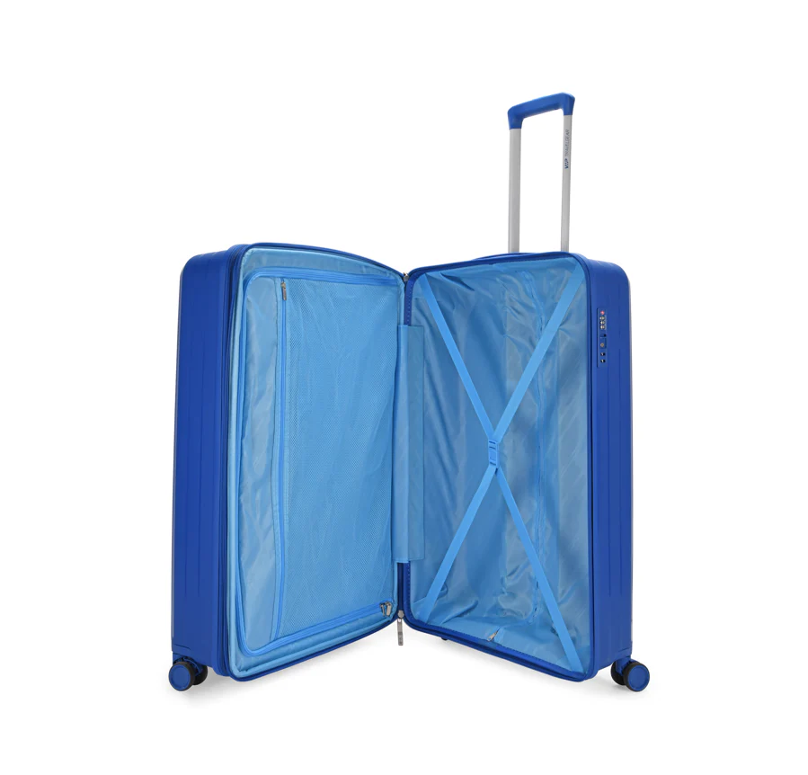 HAZE PLUS 8Wheel,Hard Trolley, TSA, Expandable, S-56cm(BLUE) - Image 6
