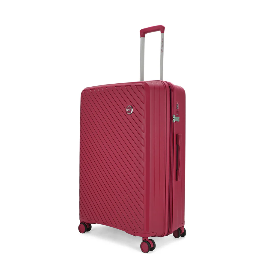 HAZE PLUS 8Wheel,Hard Trolley,TSA, Expandable, M-67cm(RED) - Image 2