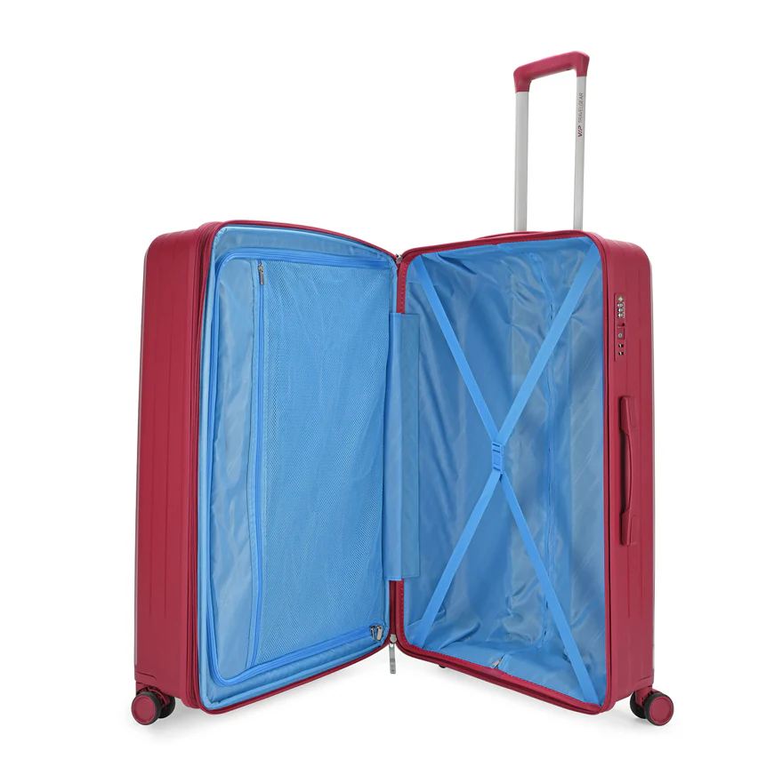 HAZE PLUS 8Wheel,Hard Trolley,TSA, Expandable, M-67cm(RED) - Image 6