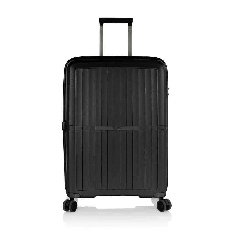 HEYS AIRLITE 8Wheel,Hard Trolley,TSA, Expandable, 3Pcs Set (BLACK) - Image 3