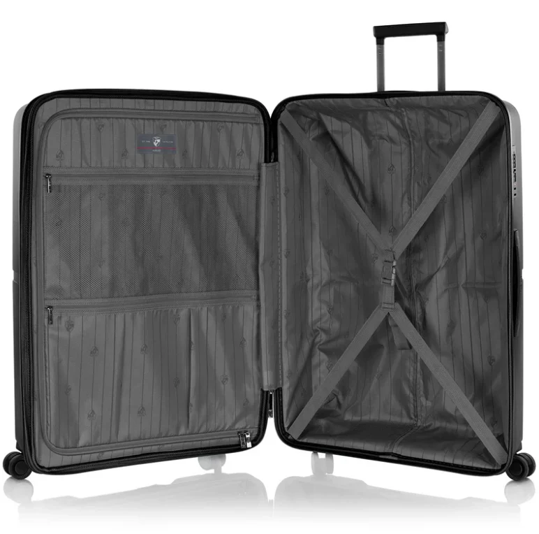 HEYS AIRLITE 8Wheel,Hard Trolley ,TSA, Expandable, Large -77cm (BLACK) - Image 4
