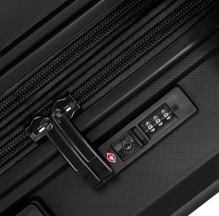 HEYS AIRLITE 8Wheel,Hard Trolley ,TSA, Expandable, Large -77cm (BLACK) - Image 8