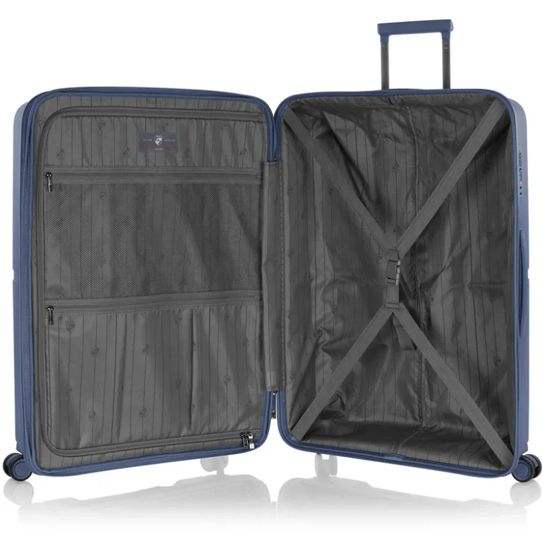 HEYS AIRLITE 8Wheel,Hard Trolley ,TSA, Expandable, Large -77cm (BLUE) - Image 4