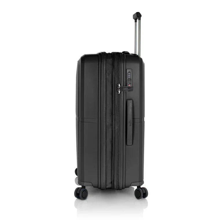 HEYS AIRLITE 8Wheel,Hard Trolley ,TSA, Expandable, Medium -66.5cm (BLACK) - Image 3