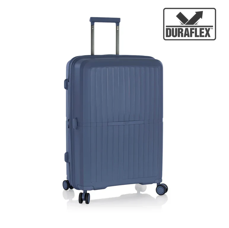 HEYS AIRLITE 8Wheel,Hard Trolley ,TSA, Expandable, Medium -66.5cm (BLUE)