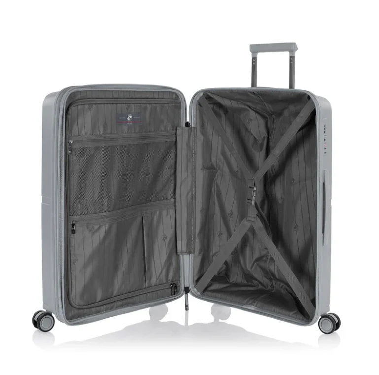 HEYS AIRLITE 8Wheel,Hard Trolley ,TSA, Expandable, Medium -66.5cm(Grey) - Image 4