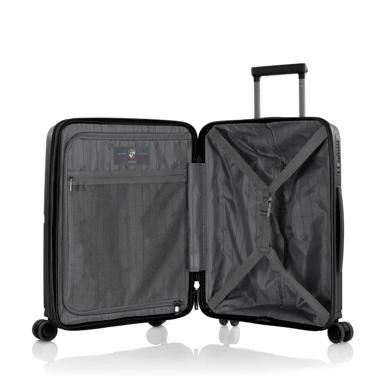 HEYS AIRLITE 8Wheel,Hard Trolley,TSA, Expandable, Small -54.5cm (BLACK) - Image 4