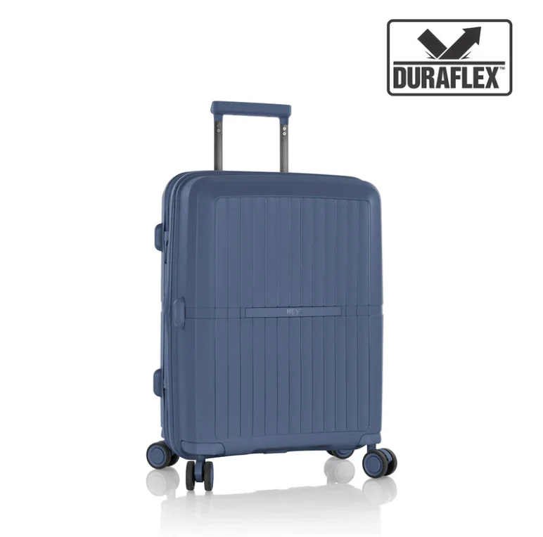 HEYS AIRLITE 8Wheel,Hard Trolley,TSA, Expandable, Small -54.5cm (BLUE)
