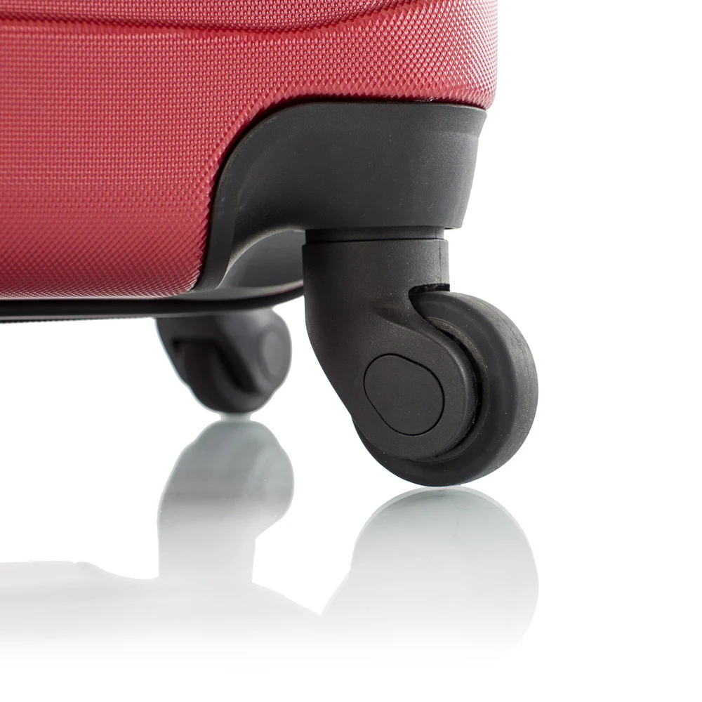 heys armourlite 4-wheel hard luggage tsa lock 3pcs set (red) - Image 18