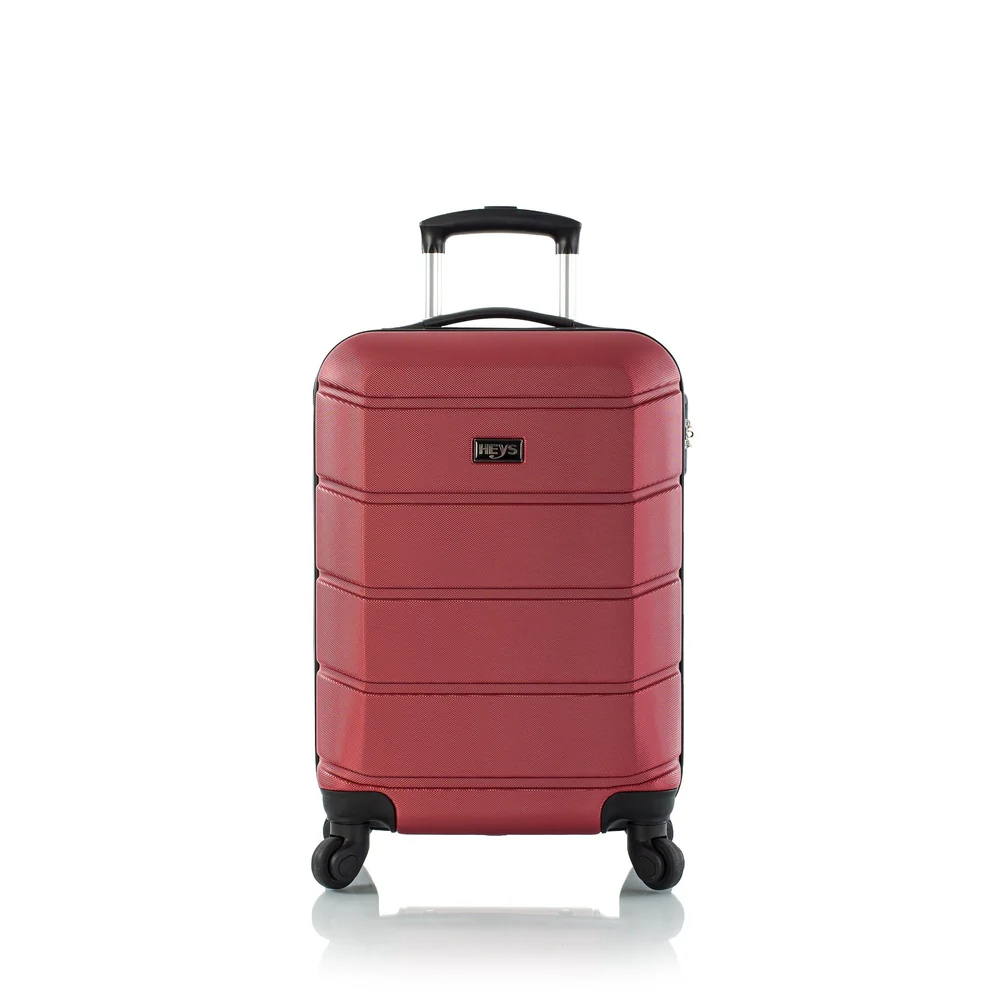 heys armourlite 4-wheel hard luggage tsa lock 3pcs set (red) - Image 3