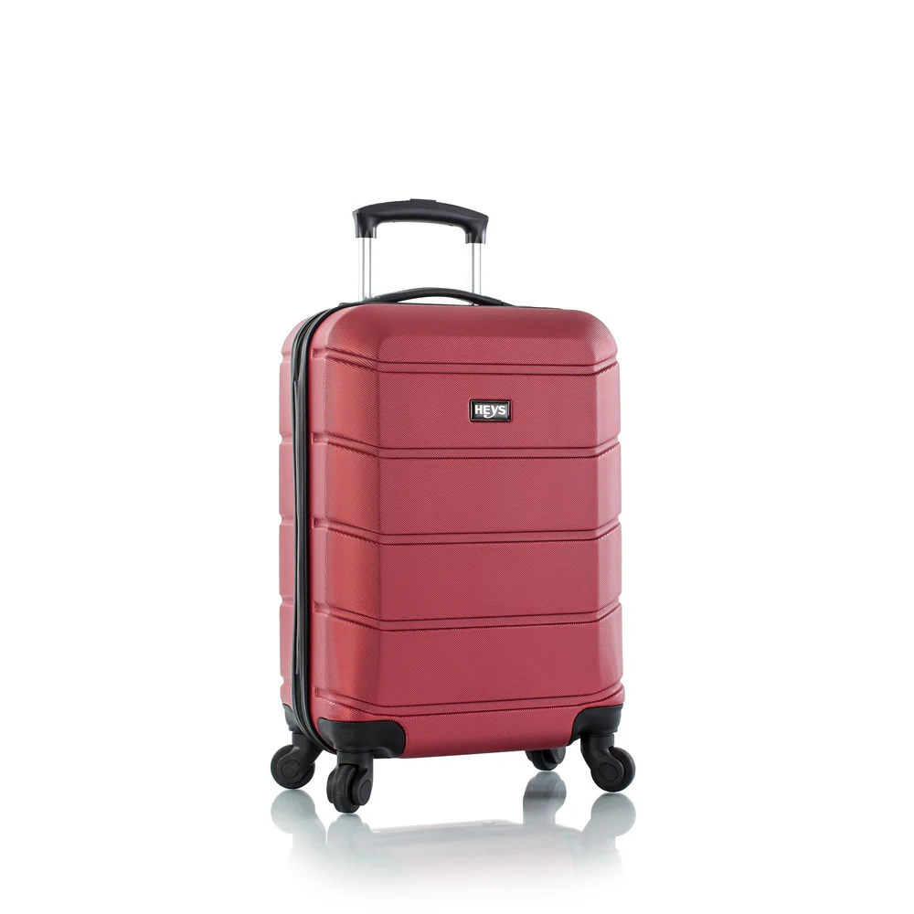 heys armourlite 4-wheel hard luggage tsa lock 3pcs set (red) - Image 4