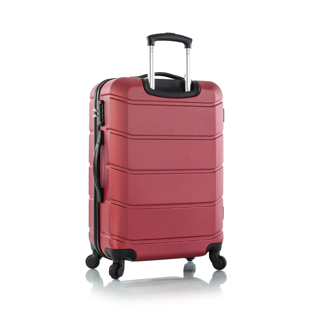 heys armourlite 4-wheel hard luggage tsa lock 3pcs set (red) - Image 6