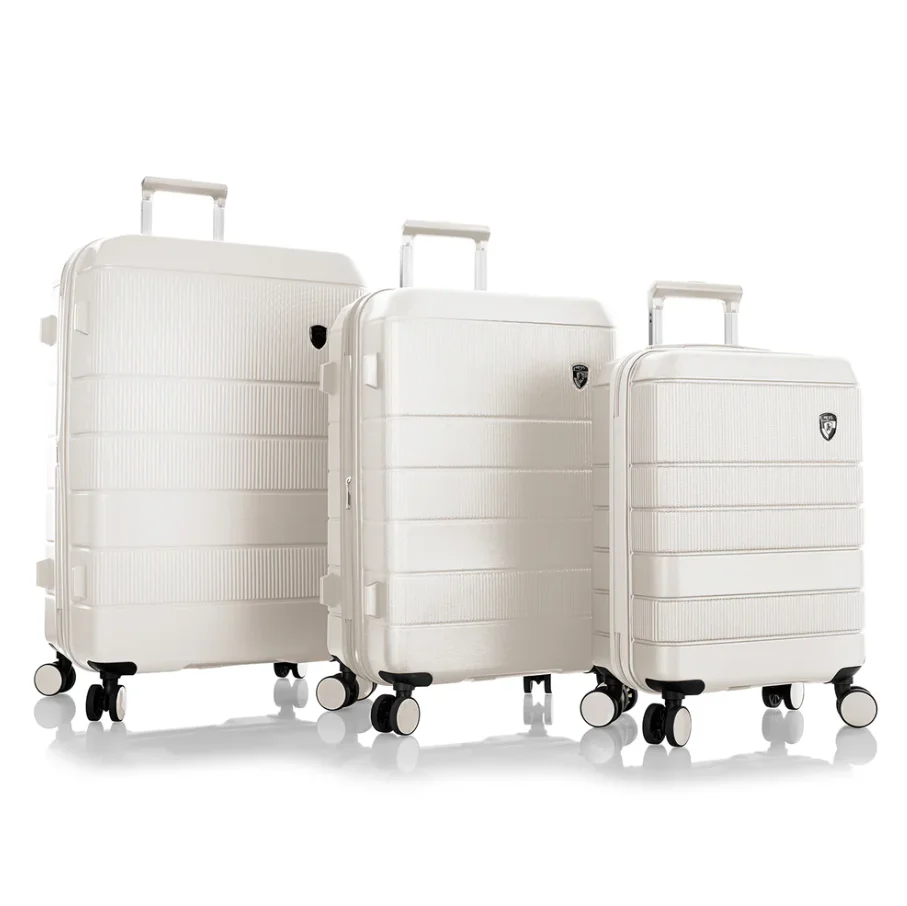 HEYS NEO 8Wheel,Hard Trolley ,TSA, Expandable, 3Pcs Set (WHITE)