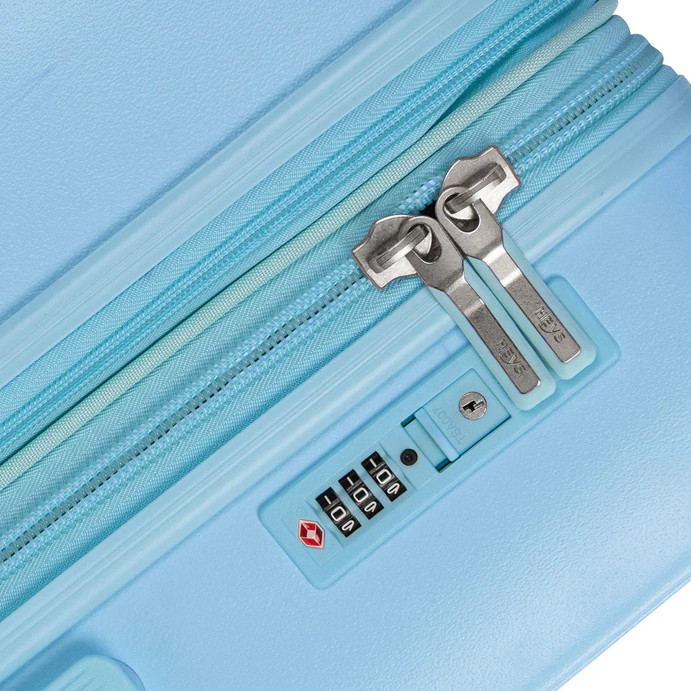 HEYS PASTEL 8Wheel,Hard Trolley,TSA, Expandable, M-65cm(BLUE) - Image 9