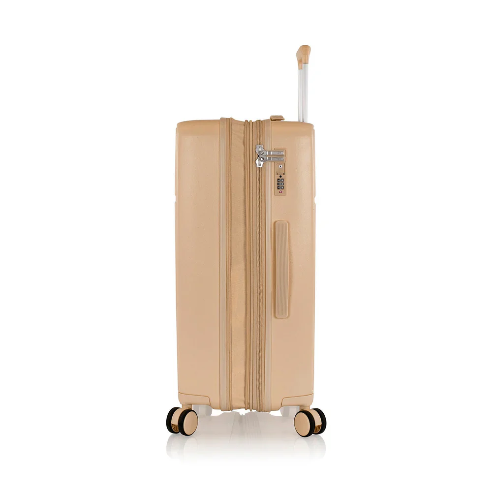 HEYS PASTEL 8Wheel,Hard Trolley, TSA, Expandable, M-65cm(WHITISH BROWN) - Image 3