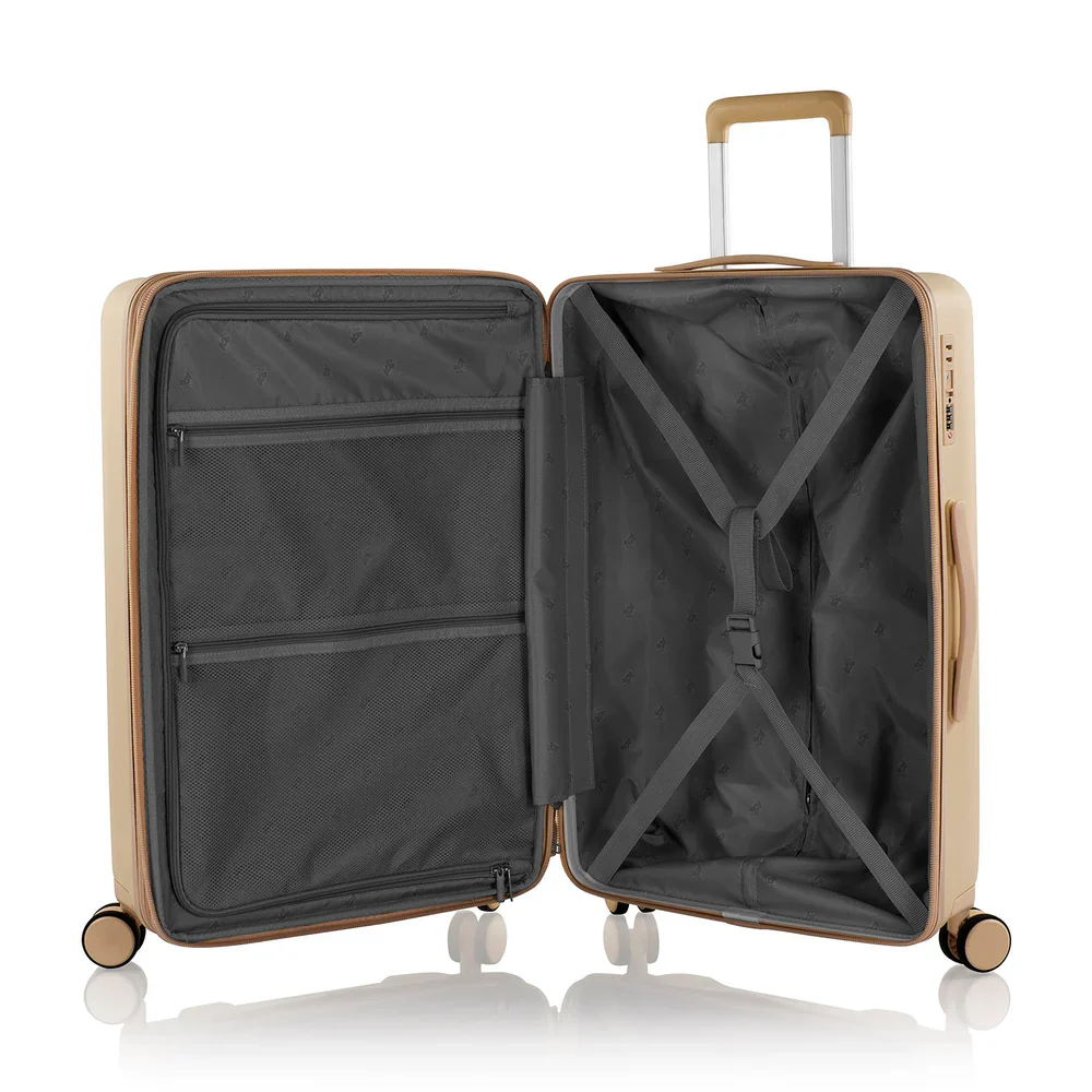 HEYS PASTEL 8Wheel,Hard Trolley, TSA, Expandable, M-65cm(WHITISH BROWN) - Image 5