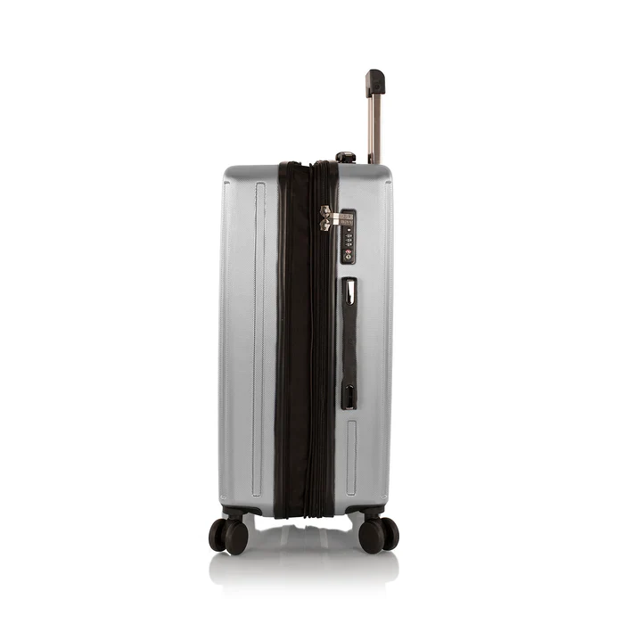 HEYS SPINLITE 8Wheel,Hard Trolley,TSA, Expandable, S-53.5cm(SILVER) - Image 2