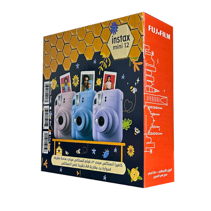 Instax Camera Mini 12 Bee Happy Pack (Lilac Purple) - Image 7