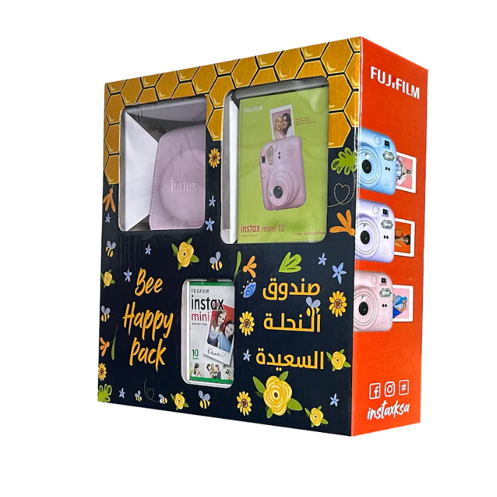 Instax Camera Mini 12 Bee Happy Pack (Blossom Pink) - Image 9