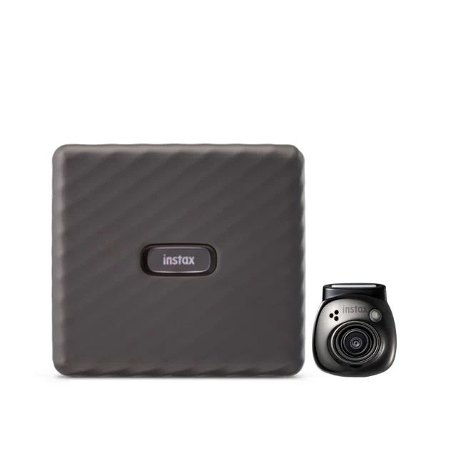 Instax Link Wide Smartphone Printer (Mocha Gray)+Instax Mini Pal Digital Camera (black) Gift🎁