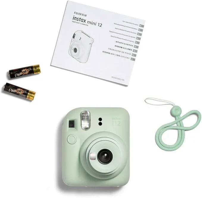 Instax Mini 12 Instant Film Camera Mint Green + Pack 10 Film - Image 9