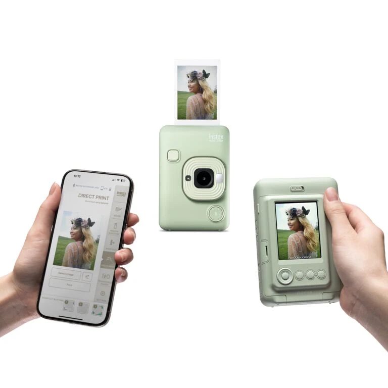 INSTAX Mini LIPLAY Hybrid Instant Camera - (Matcha Green) - Image 4