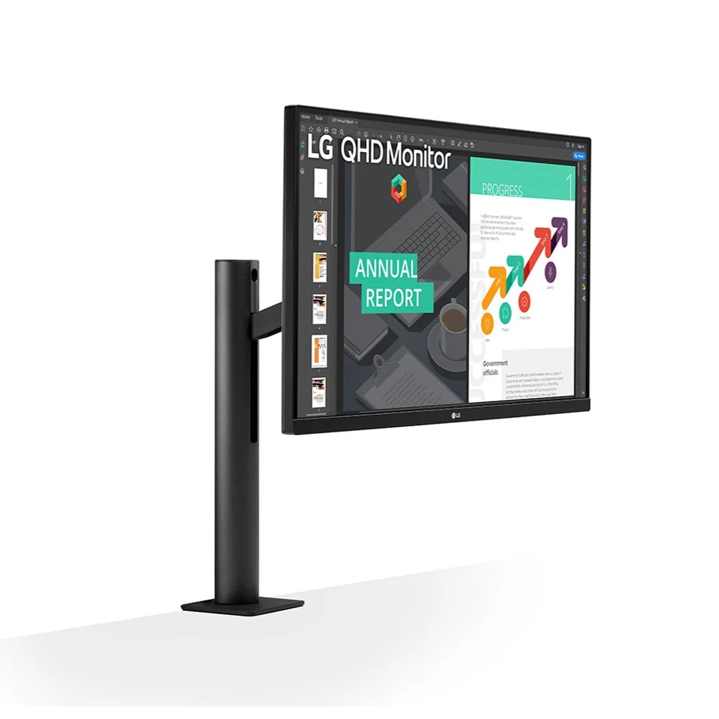 LG 27QN880-B 27'' QHD Ergo IPS Monitor with USB Type-C™ - Image 3