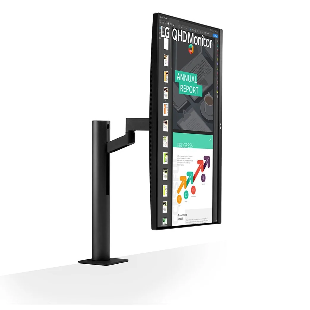 LG 27QN880-B 27'' QHD Ergo IPS Monitor with USB Type-C™ - Image 4