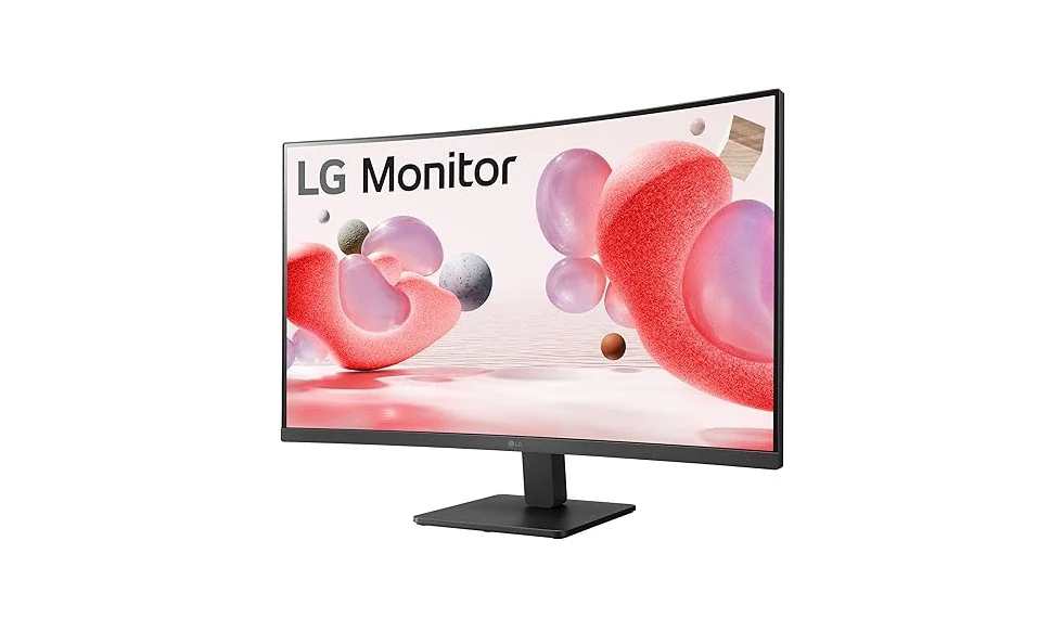 LG (32MR50C-B) 32-inch FHD Curved Monitor 100Hz, AMD FreeSync, OnScreen Control, Dynamic Action Sync, Black - Image 3