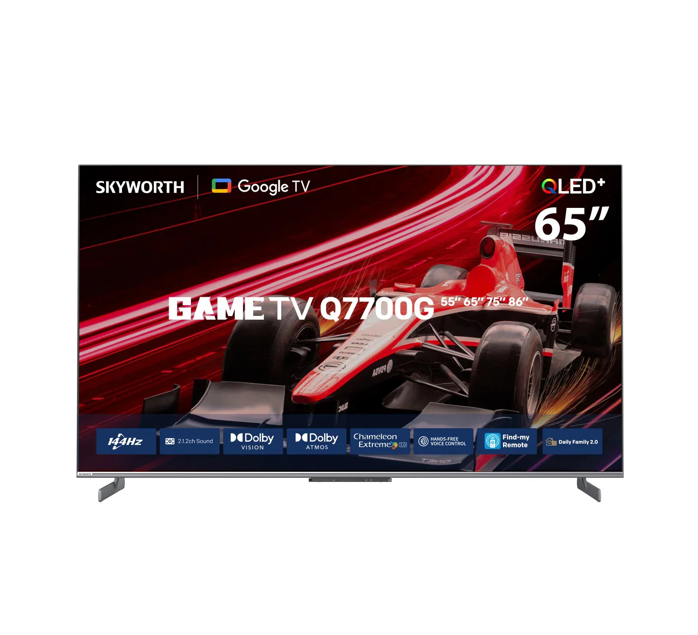 SKYWORTH 65Q7700G - 65" 4K QLED , 2.1 HDMI, 144 Hz (Google TV)