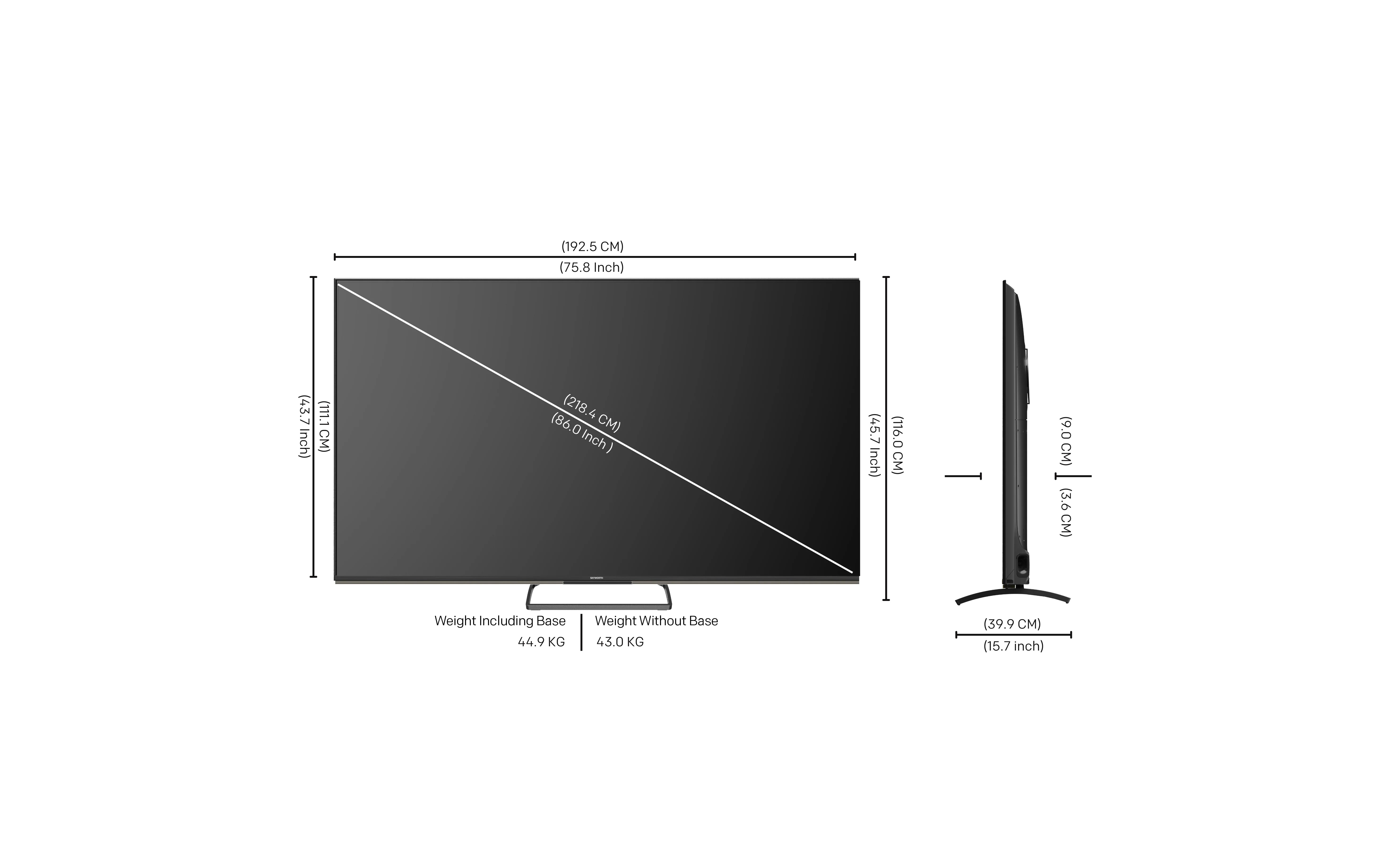 SKYWORTH 86X8700G -MiniLED, 144Hz (Google TV) - Image 9