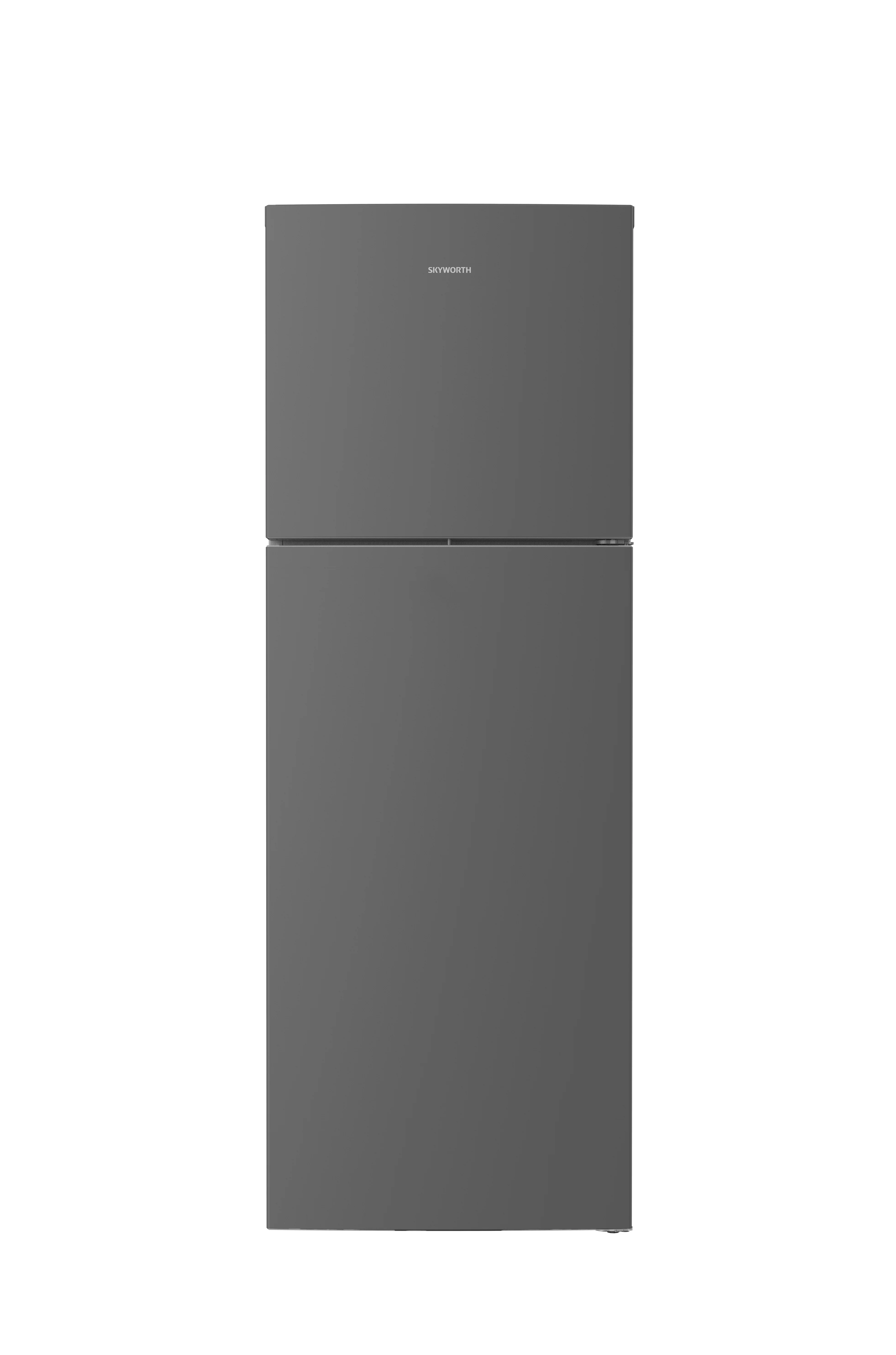 SKYWORTH SRD-420WTAPa - Double Door Refrigerator 11.9 CuFt (Ref 9.1+Freeezer 2.8 CuFt), Inverter, NO Frost,  NET-338L (259L+79L) - Silver