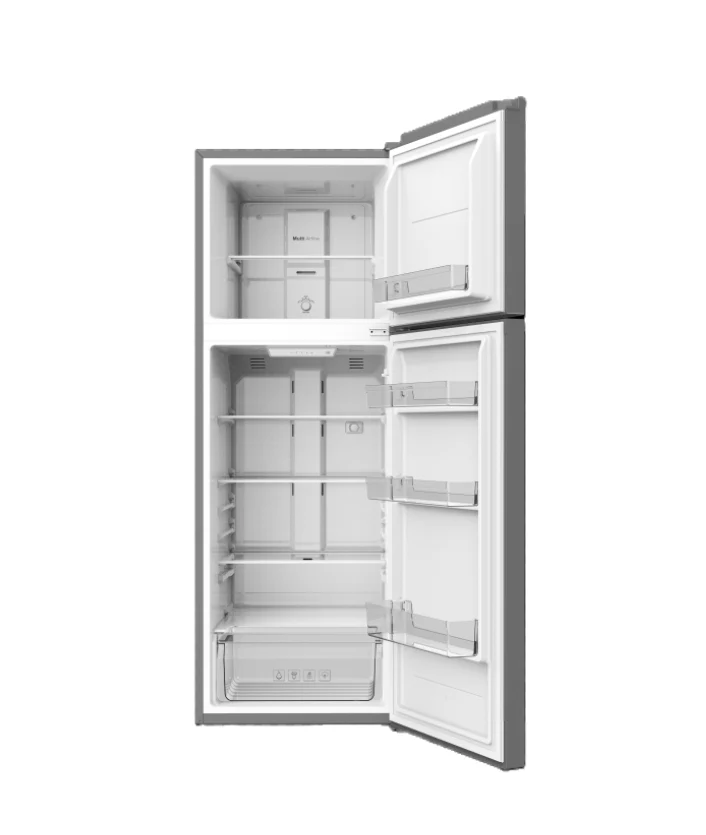 SKYWORTH SRD-420WTAPa - Double Door Refrigerator 11.9 CuFt (Ref 9.1+Freeezer 2.8 CuFt), Inverter, NO Frost,  NET-338L (259L+79L) - Silver - Image 2