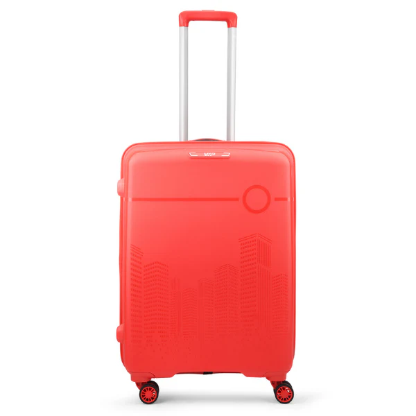 VIP Cityscape Plus Wheel Hard Luggage Set of 3PCS (Red) - Image 4