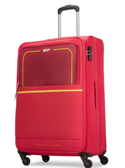 VIP EVOLVE PLUS 4Wheel, Soft Luggage , TSA, Expandable , L-79-LARGE (RED) - Image 2