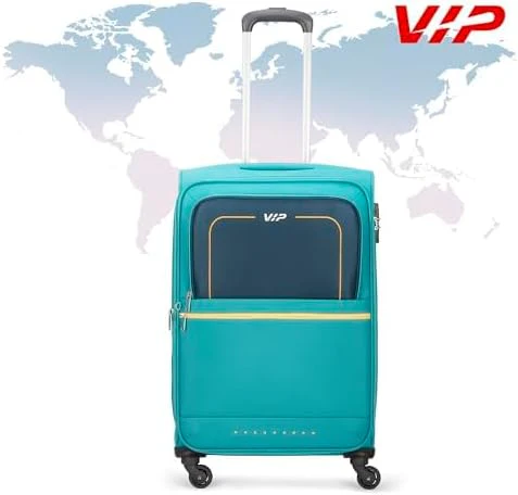 VIP EVOLVE PLUS 4Wheel, Soft Luggage , TSA, Expandable , Set of 3pcs (BLUE) - Image 2