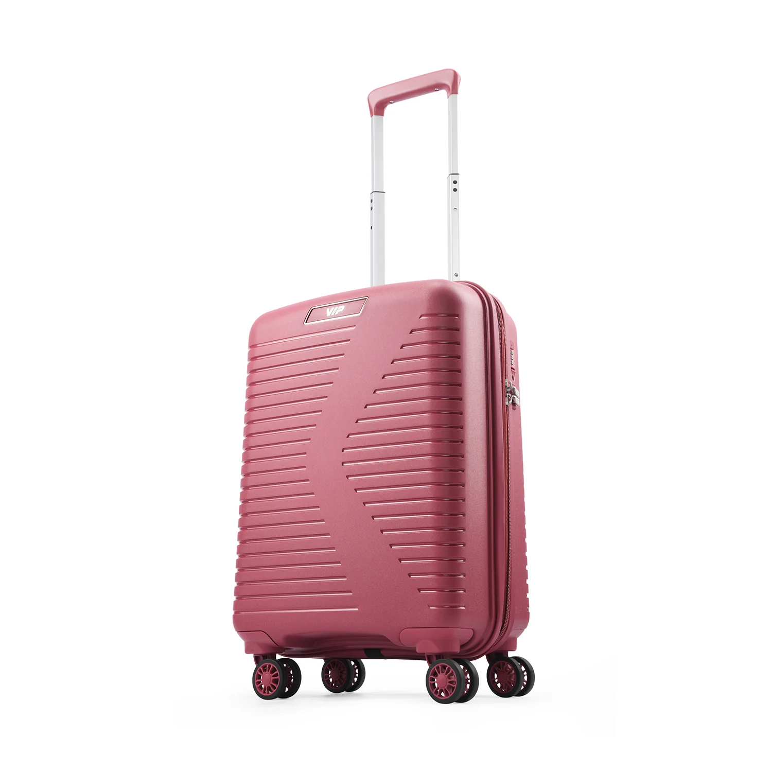 VIP Karl Plus Expandable 8 Wheel Hard Luggage TSA Lock Expandable (Cabin Size) Small-55cm 2.8kg (Red) - Image 2